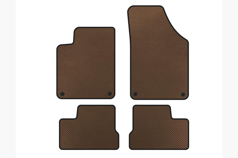 Peugeot RCZ 2010-2015 EVA Floor Mats (Brown) Image