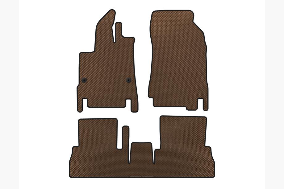 Peugeot Partner/Rifter 2019- EVA Floor Mats (7-Seater/Long Wheelbase, Brown) Image