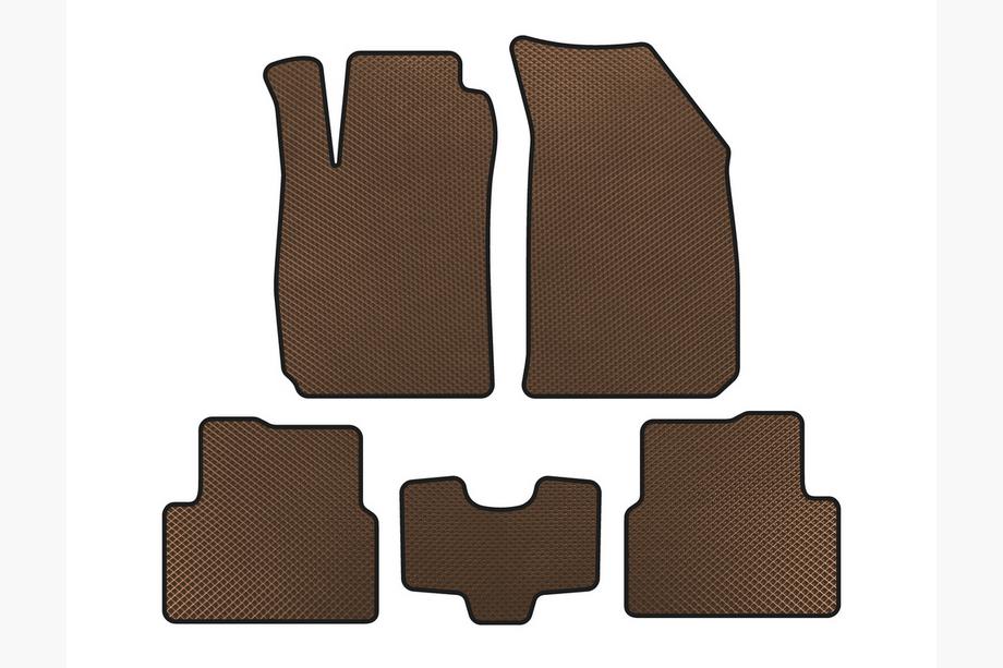 RAVON R4 2016-2020 EVA Floor Mats (SD, Brown) Image