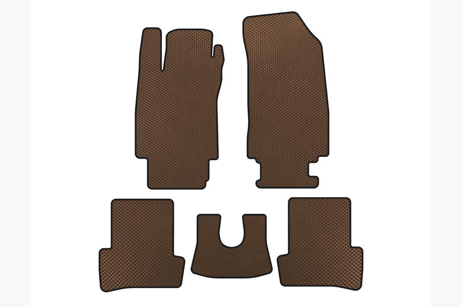 Renault Clio III 2005-2012 EVA Floor Mats (Brown) Image