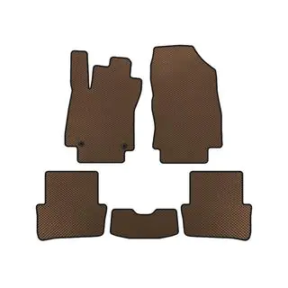 EVA Floor Mats (2012-2016, HB, 5-Door, Brown)