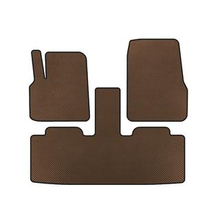 EVA Floor Mats (2 Rows, 7-Seater, Brown)