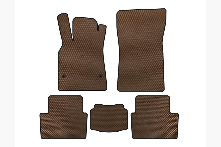 Renault Fluence 2009-2016 EVA Floor Mats (SD, Brown) Image