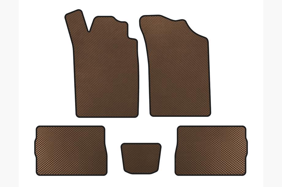 Renault Symbol 1999-2008 EVA Floor Mats (SD, Brown) Image
