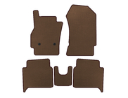 Renault Zoe 2012-2019 EVA Floor Mats (HB, Brown) photo 1