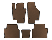 Seat Alhambra 2010- EVA Floor Mats (2 Rows, Brown) photo 1