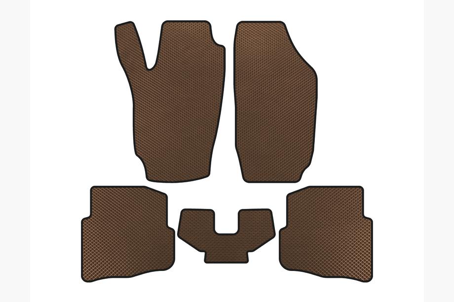 Seat Ibiza 2002-2009 EVA Floor Mats (Brown) Image