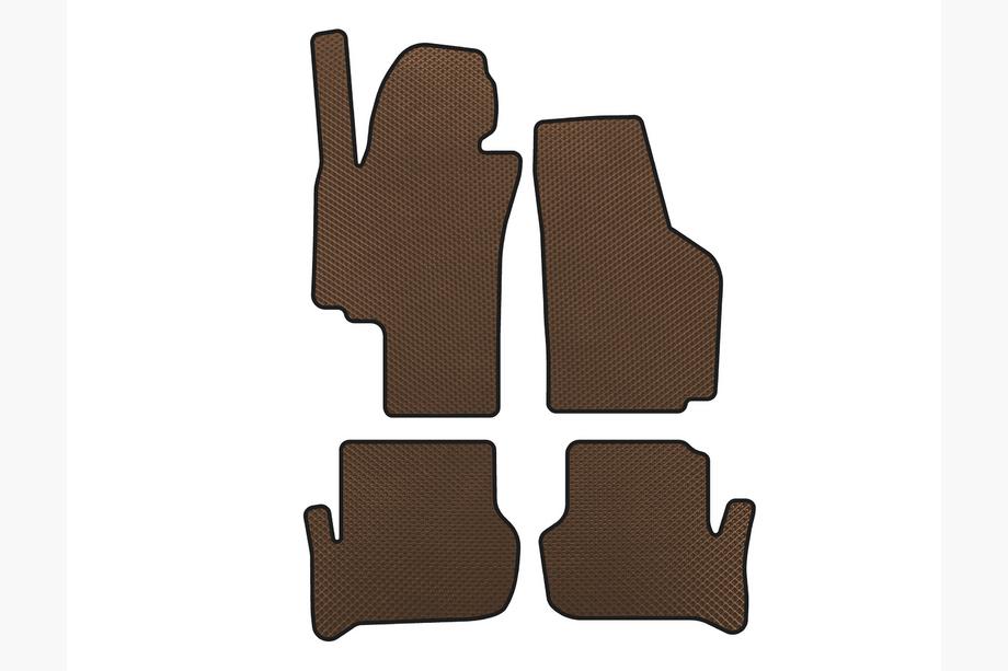 Seat Toledo 2005-2012 EVA Floor Mats (Brown) Image