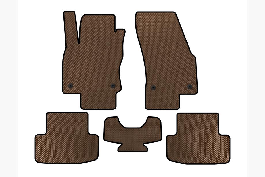 Skoda Karoq 2018- EVA Floor Mats (Brown) Image