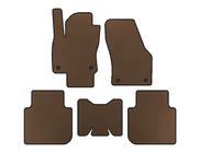 Skoda Kodiaq 2016-2023 EVA Floor Mats (5-Seater/Automatic, Brown) photo 1