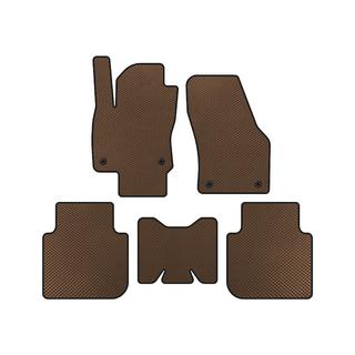 EVA Floor Mats (5-Seater/Automatic, Brown)