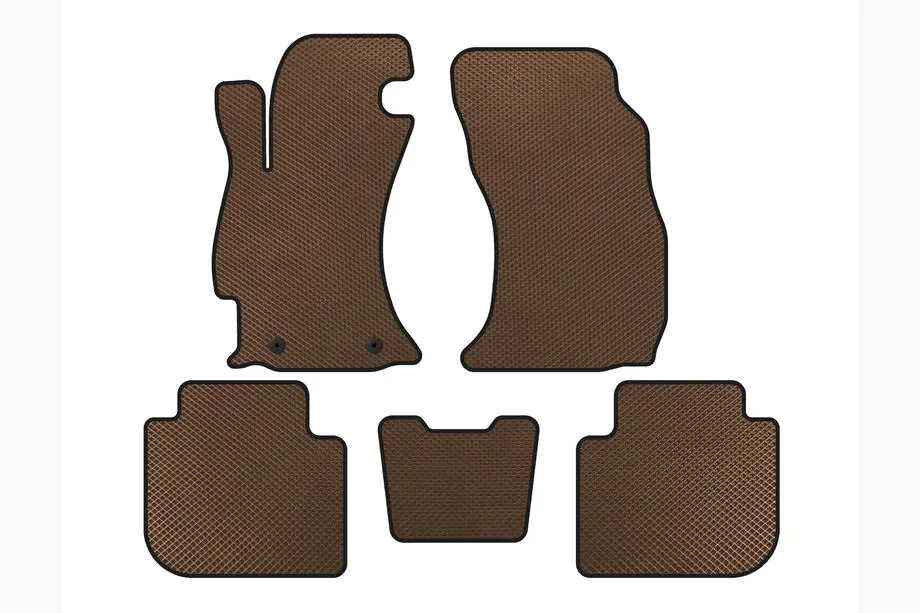 Subaru Forester 2013-2018 EVA Floor Mats (2013-2017, Brown) Image