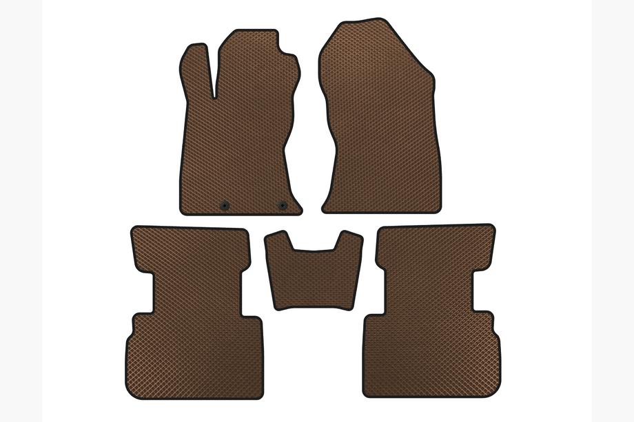 Subaru Forester 2018-2024 EVA Floor Mats (Brown) Image