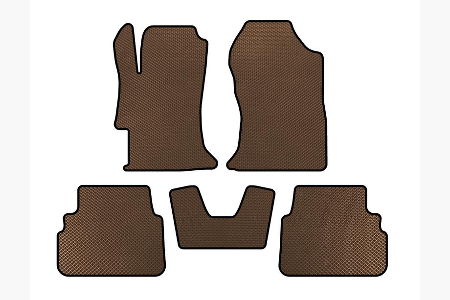 Subaru XV 2017-2023 EVA Floor Mats V1 (Brown) Image