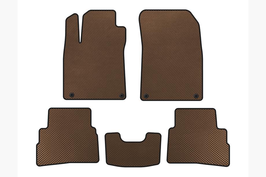 Suzuki Kizashi 2009-2016 EVA Floor Mats (Brown) Image