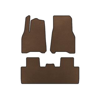 EVA Floor Mats (2020-2024, Brown) Tesla Model Y 2020-