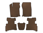 Toyota 4Runner 2009-2024 EVA Floor Mats (2 Rows, 2014-2024, 7-Seater, Brown) photo 1