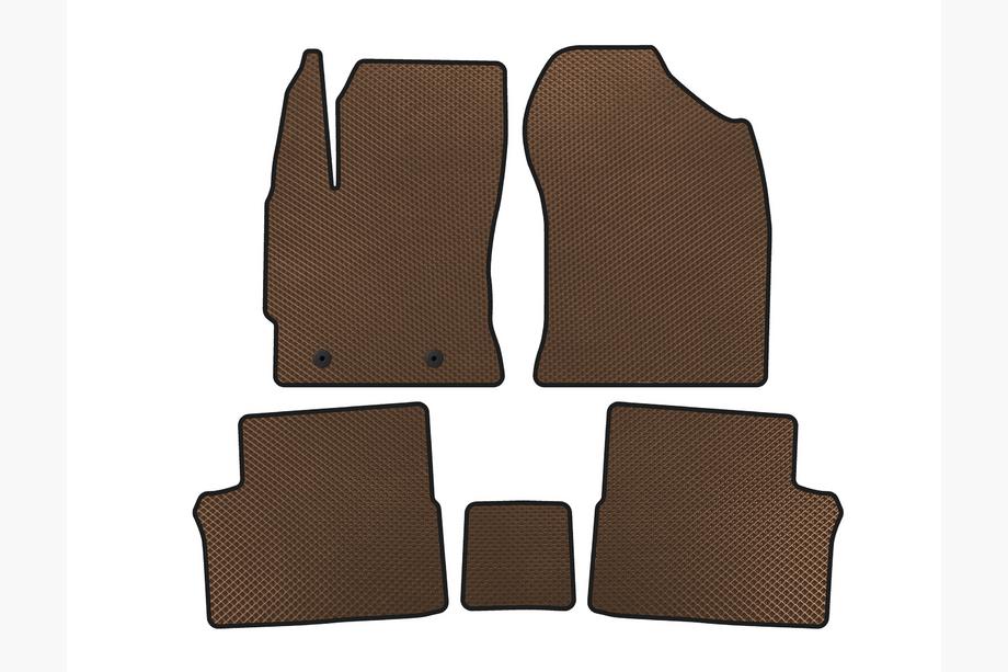 Toyota Auris 2012-2018 EVA Floor Mats (Brown) Image