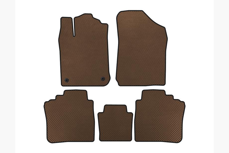 Toyota Avalon 2012-2018 EVA Floor Mats (Brown) Image