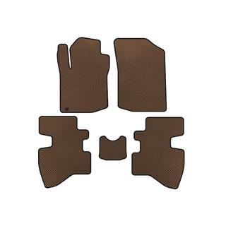 EVA Floor Mats (2007-2009, HB, 3-Door, Brown)