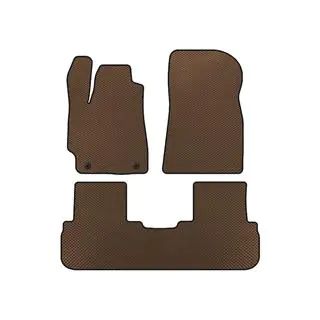 EVA Floor Mats (2 Rows, Brown)