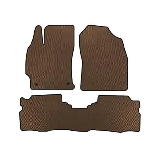 EVA Floor Mats (LB, Hybrid, Brown)