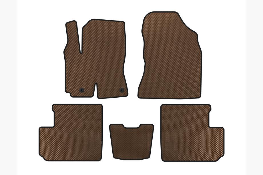 Toyota Rav 4 2001-2005 EVA Floor Mats (Brown) Image