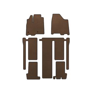 EVA Floor Mats (3 Rows, Brown)