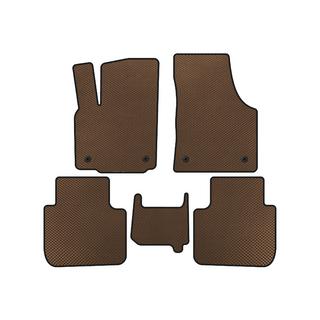 EVA Floor Mats (2 Rows, 7-Seater, Brown)
