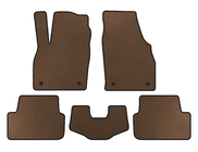 Volkswagen Polo 2017- EVA Floor Mats (HB, Brown) photo 1