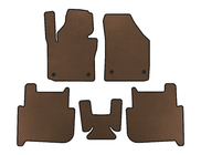 Volkswagen Touran 2003-2010 EVA Floor Mats (2 Rows, 2006-2010, 7-Seater, Brown) photo 1