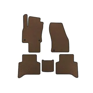 EVA Floor Mats (5-Seater, Brown)