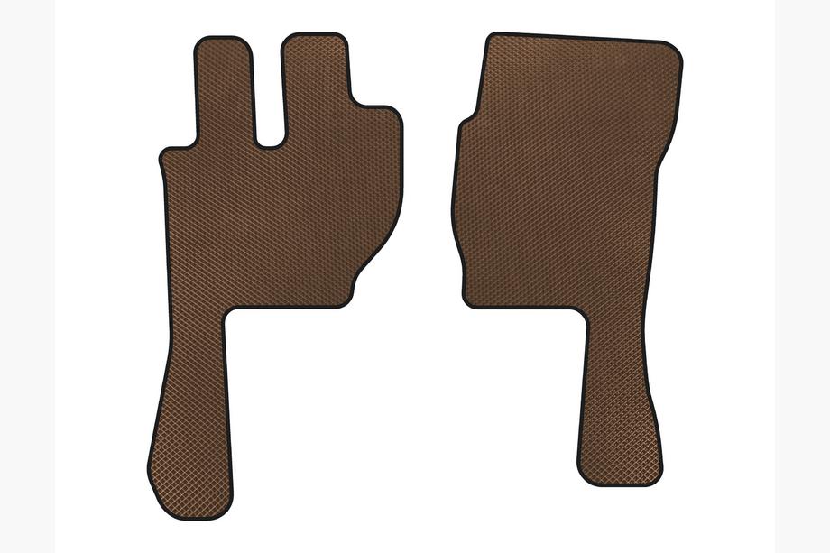Volvo FH 1993-2012 EVA Floor Mats (1998-2002, Brown) Image