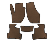 Volvo V40 2012- EVA Floor Mats (2016+, HB, Brown) photo 1