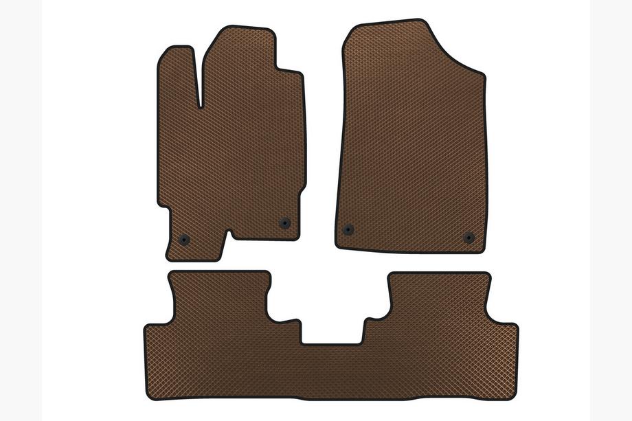 Acura RDX 2006-2012 EVA Floor Mats (Brown) Image