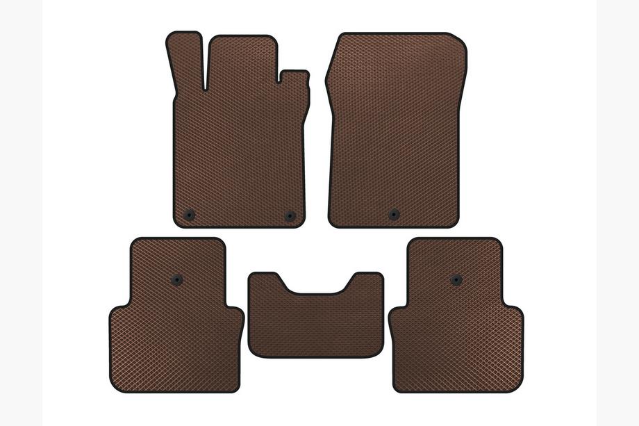 Acura TLX 2014-2020 EVA Floor Mats (SD, Brown) Image