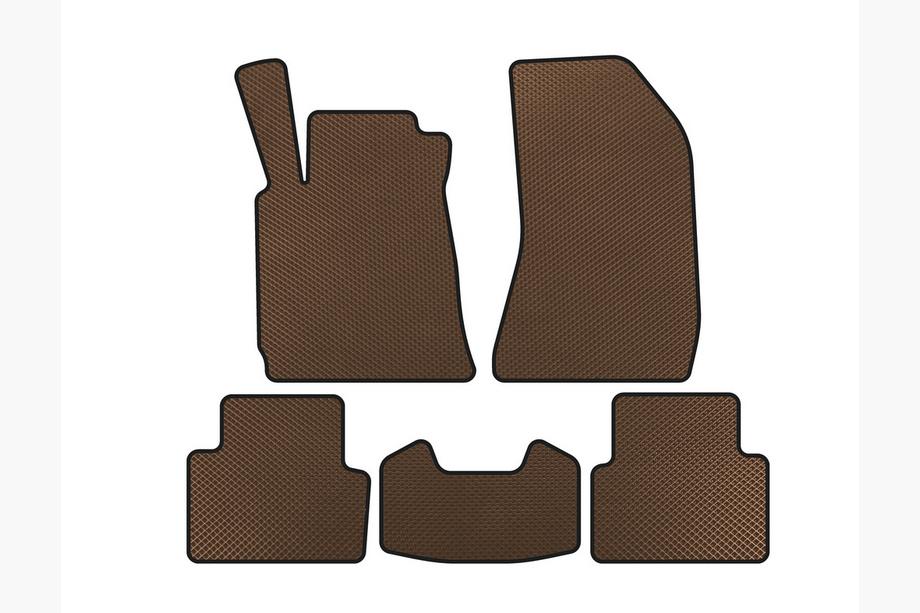 Alfa Romeo 159 2005–2011 EVA Floor Mats V-1 (Brown) Image