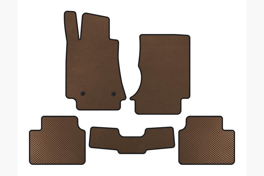Alfa Romeo Giulia 2016-2022 EVA Floor Mats (Brown) Photo 1