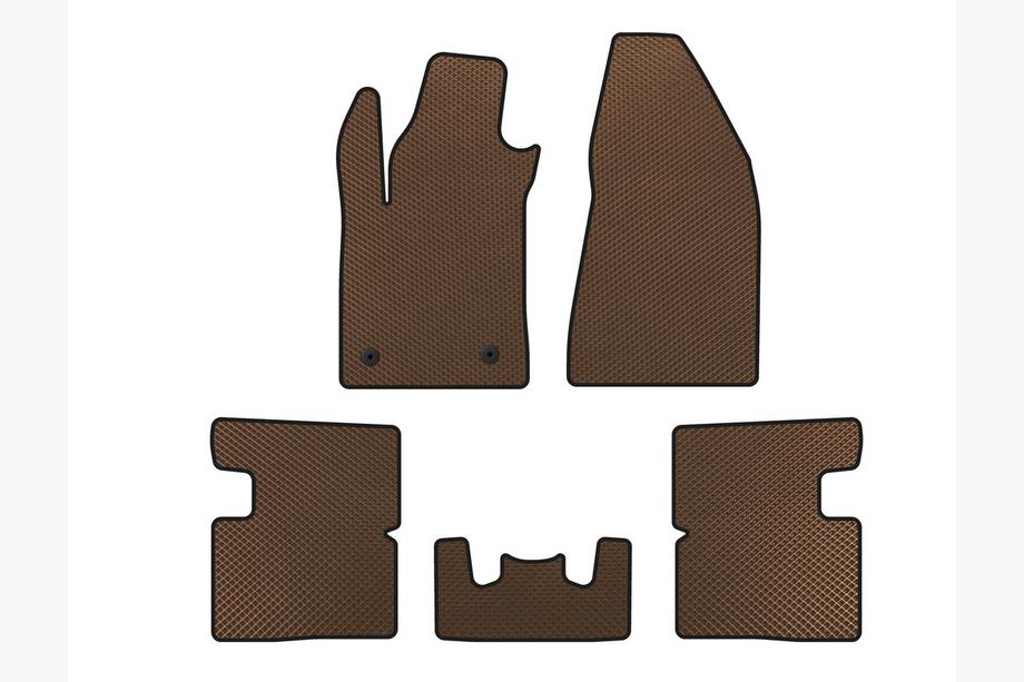 Alfa Romeo Giulietta 2010-2020 EVA Floor Mats (Brown) Image