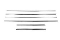 Toyota Land Cruiser Prado 120 2002-2009 Exterior Window Trim Stainless Steel (6 pcs) OmsaLine - Italian Stainless Steel photo 5