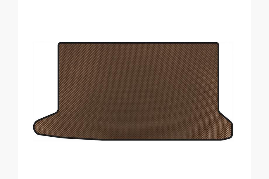 Audi A2 1999-2005 EVA Trunk Mat V-1 (HB, Brown) Image