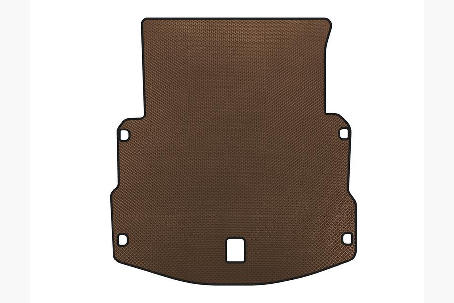 Audi A8 2018- EVA Trunk Mat (Long, Brown) Image