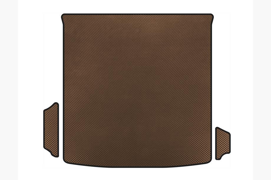 Audi Q8 2018- EVA Trunk Mat V-1 (Brown) Image