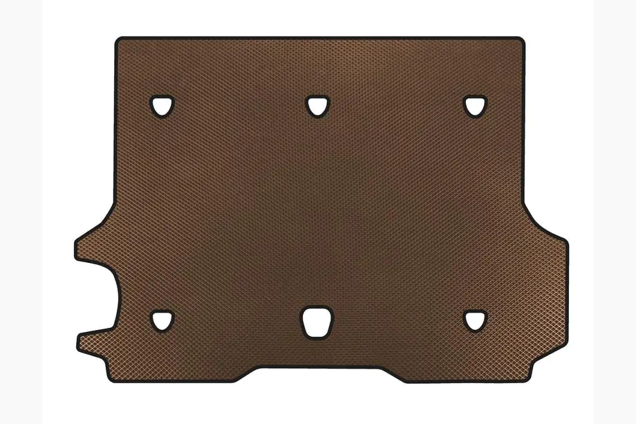 Chevrolet Trailblazer 2002-2012 EVA Trunk Mat (Brown) Image