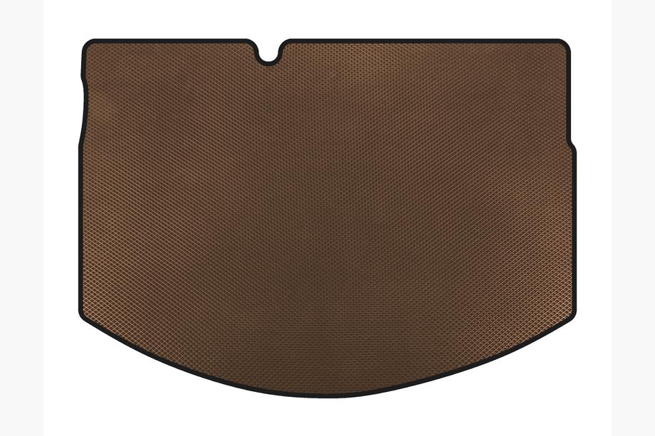 Citroen C-3 2009–2016 EVA Trunk Mat (HB, Brown) Image