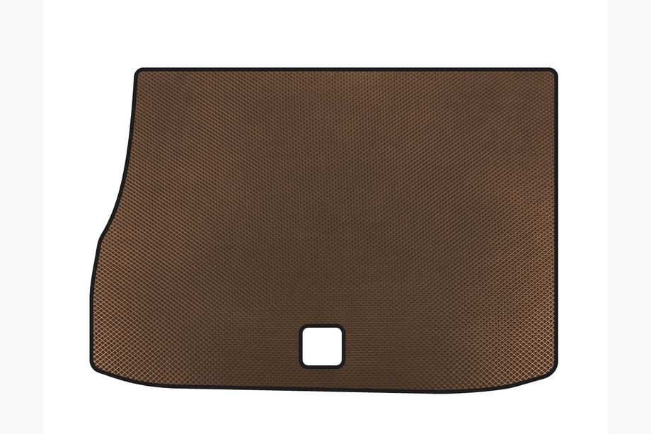 Citroen DS-5 2011-2015 EVA Trunk Mat (HB, Hybrid/Automatic, Brown) Image