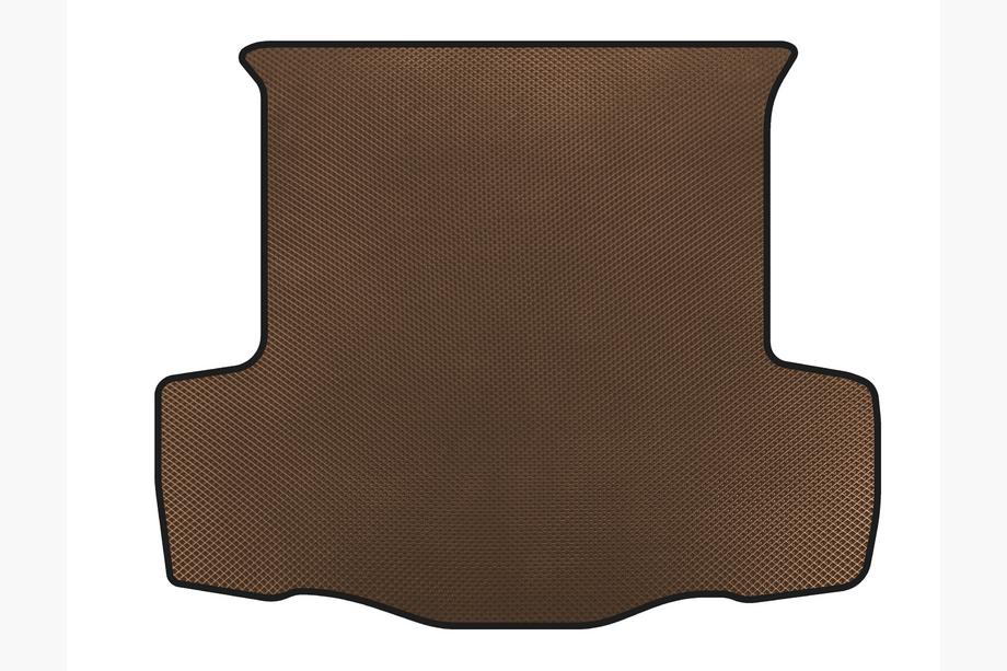 Fiat Linea 2006-2018 EVA Trunk Mat (SD, Brown) Image