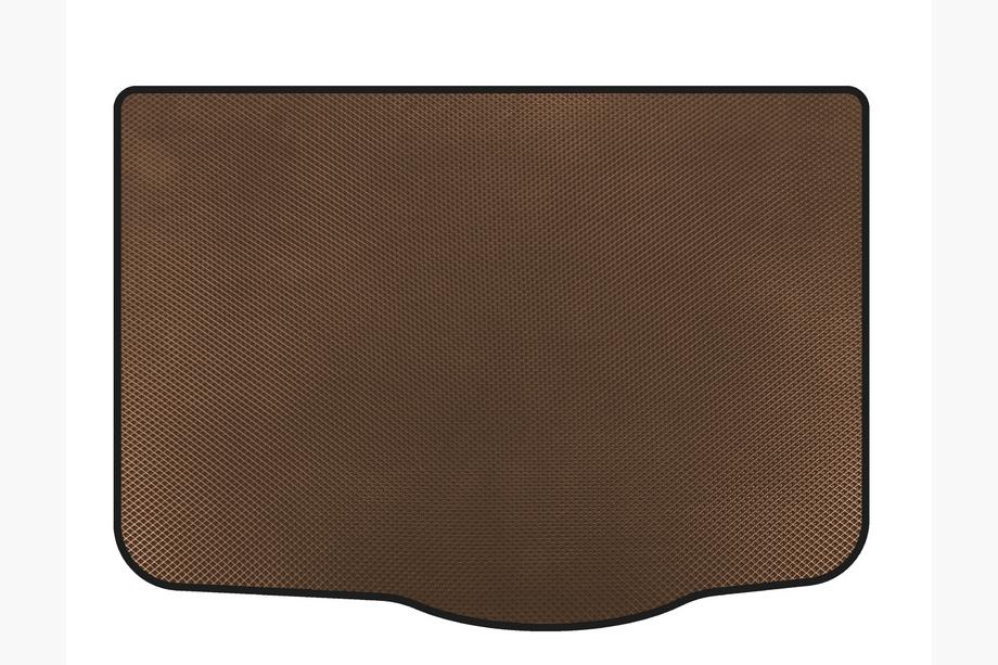 Fiat Punto Grande/EVO 2006-2018 EVA Trunk Mat (2011-2018, HB, 3-Door, Brown) Photo 1