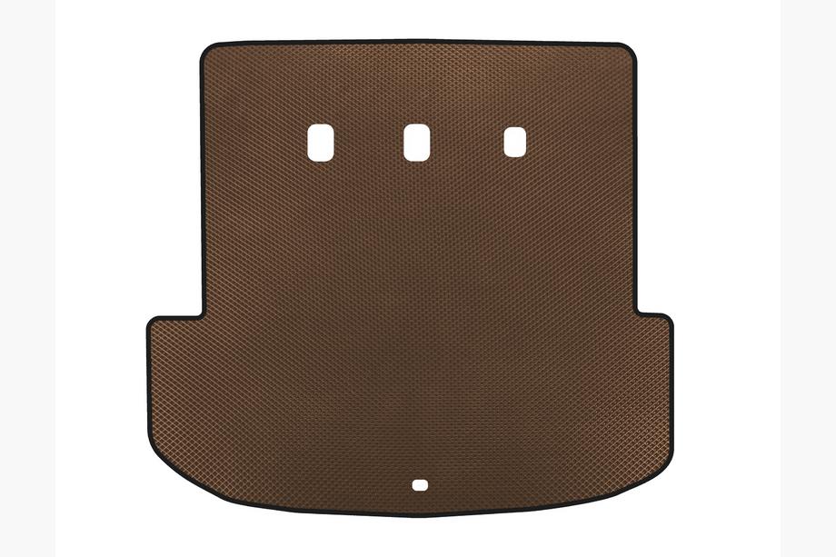Hyundai Palisade 2018-2025 EVA Trunk Mat (7-Seater, Brown) Photo 1