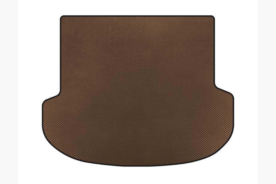 Hyundai Santa Fe 4 2018-2023 EVA Trunk Mat (2020-2023, Brown) Photo 1